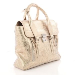 3.1 Phillip Lim Rose Gold Pashli Satchel Medium